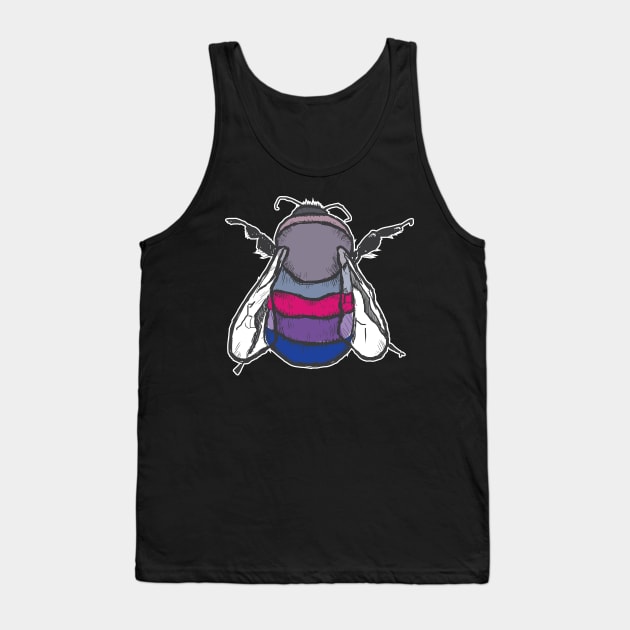 Bisexual Bee Tank Top by theartfulscientist